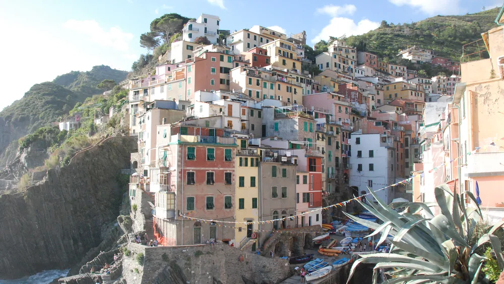 Riomaggiore, on the Cinque Terre.