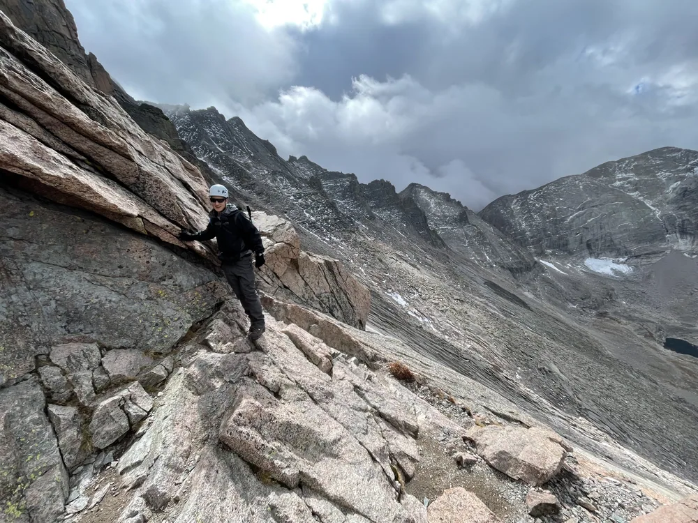 On the Keyhole route at Longs Peak.
