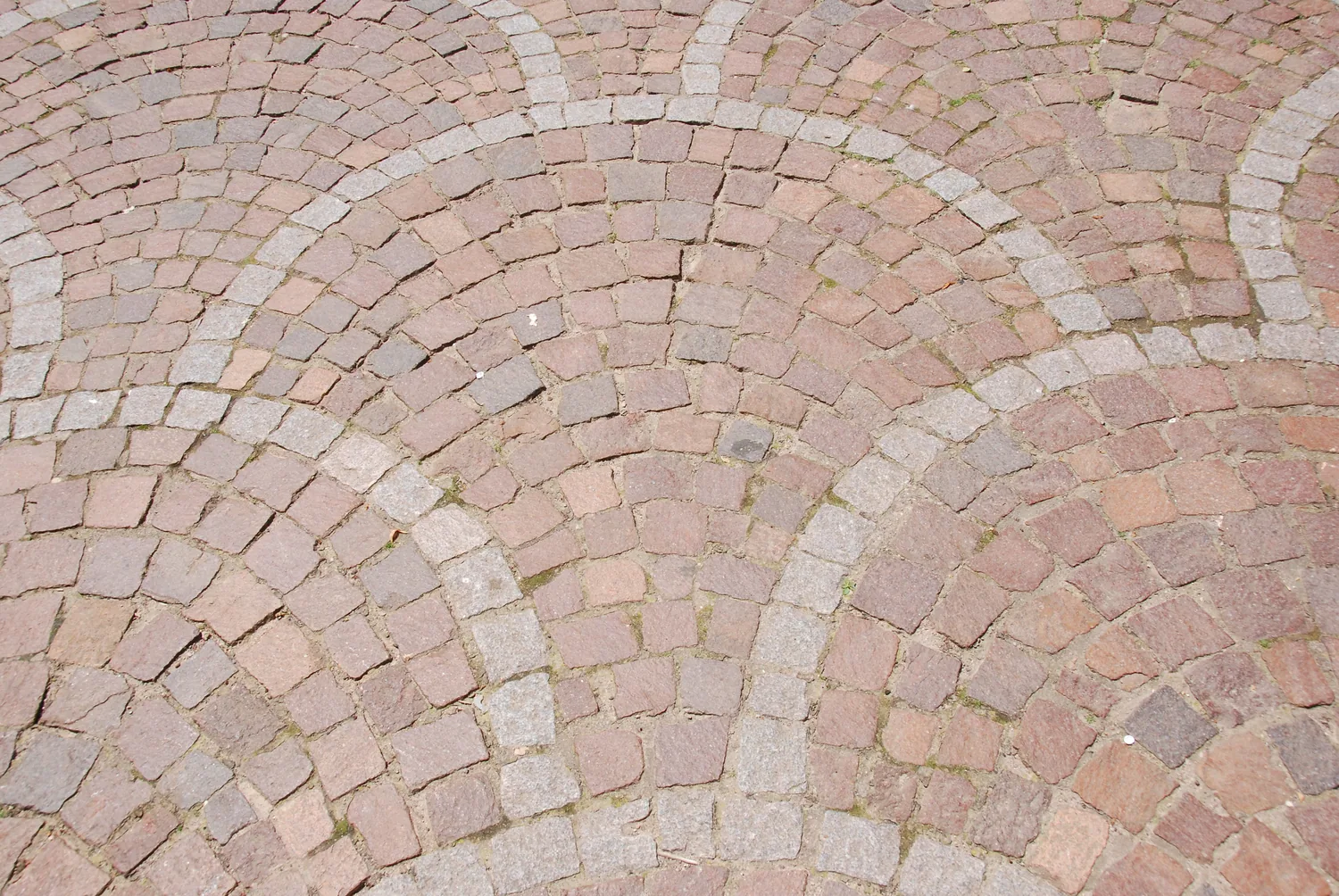 Pavers in traditional pattern